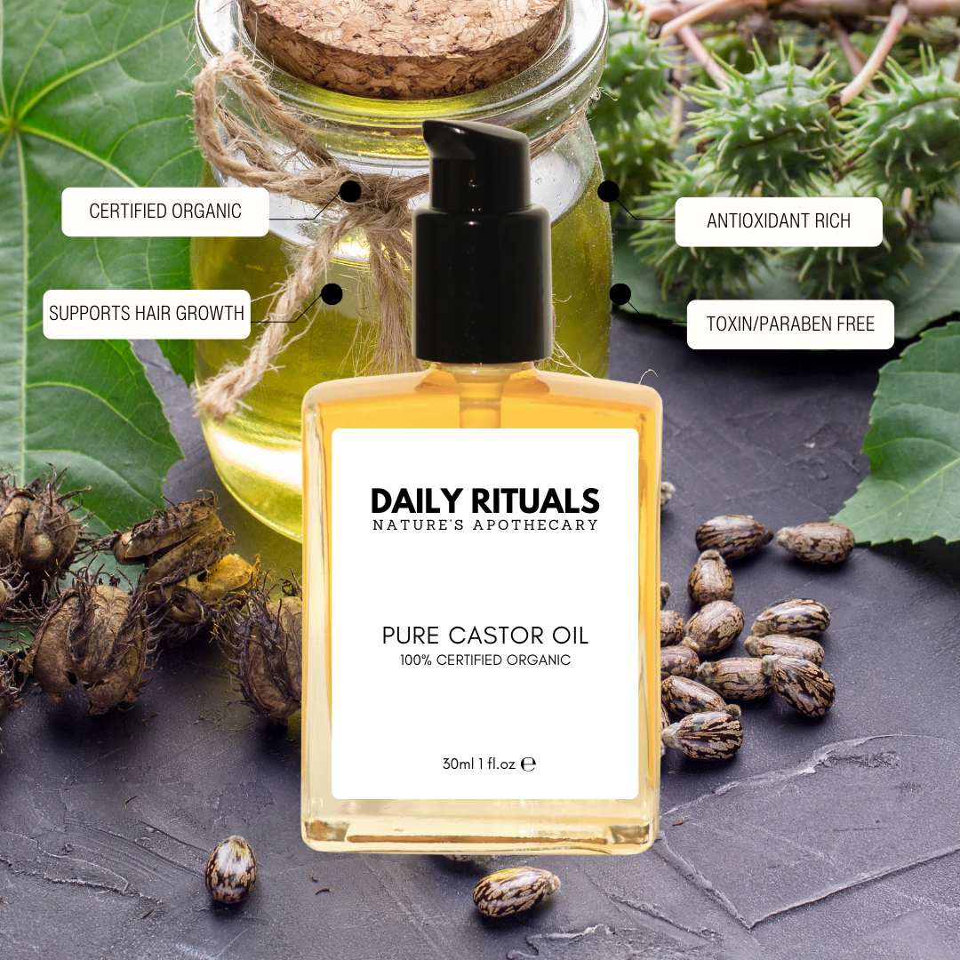 100% Certified Organic Castor Oil