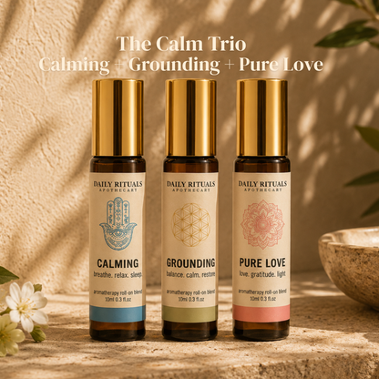 Aromatherapy Roll-On Trio | 3 Blends (10ml)