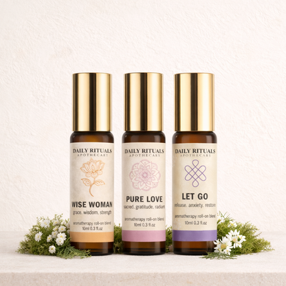 Aromatherapy Roll-On Trio | 3 Blends (10ml)