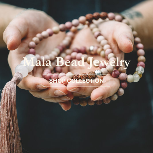Aquamarine Mala Necklace – Clarity, Calm & Emotional Flow