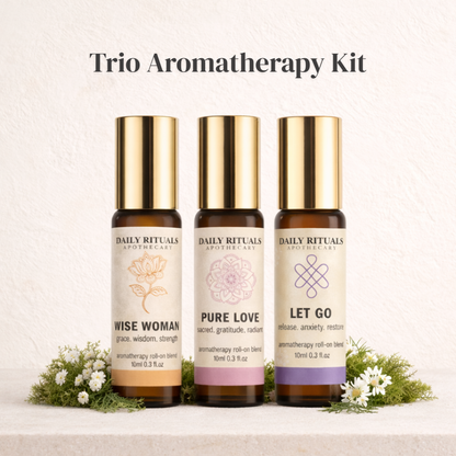 Aromatherapy Roll-On Trio | 3 Blends (10ml)