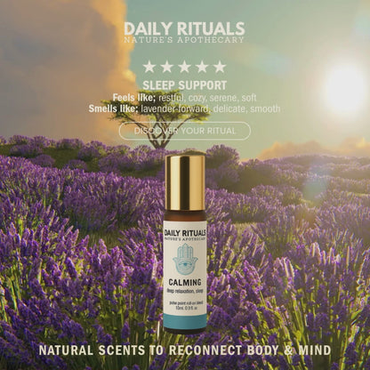 Daily Rituals Essential Oils Aromatherapy Sleep Support Grounding